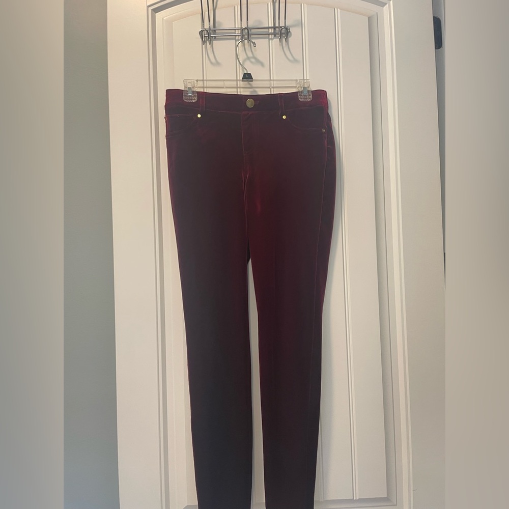 Velvet Skinny Pants
